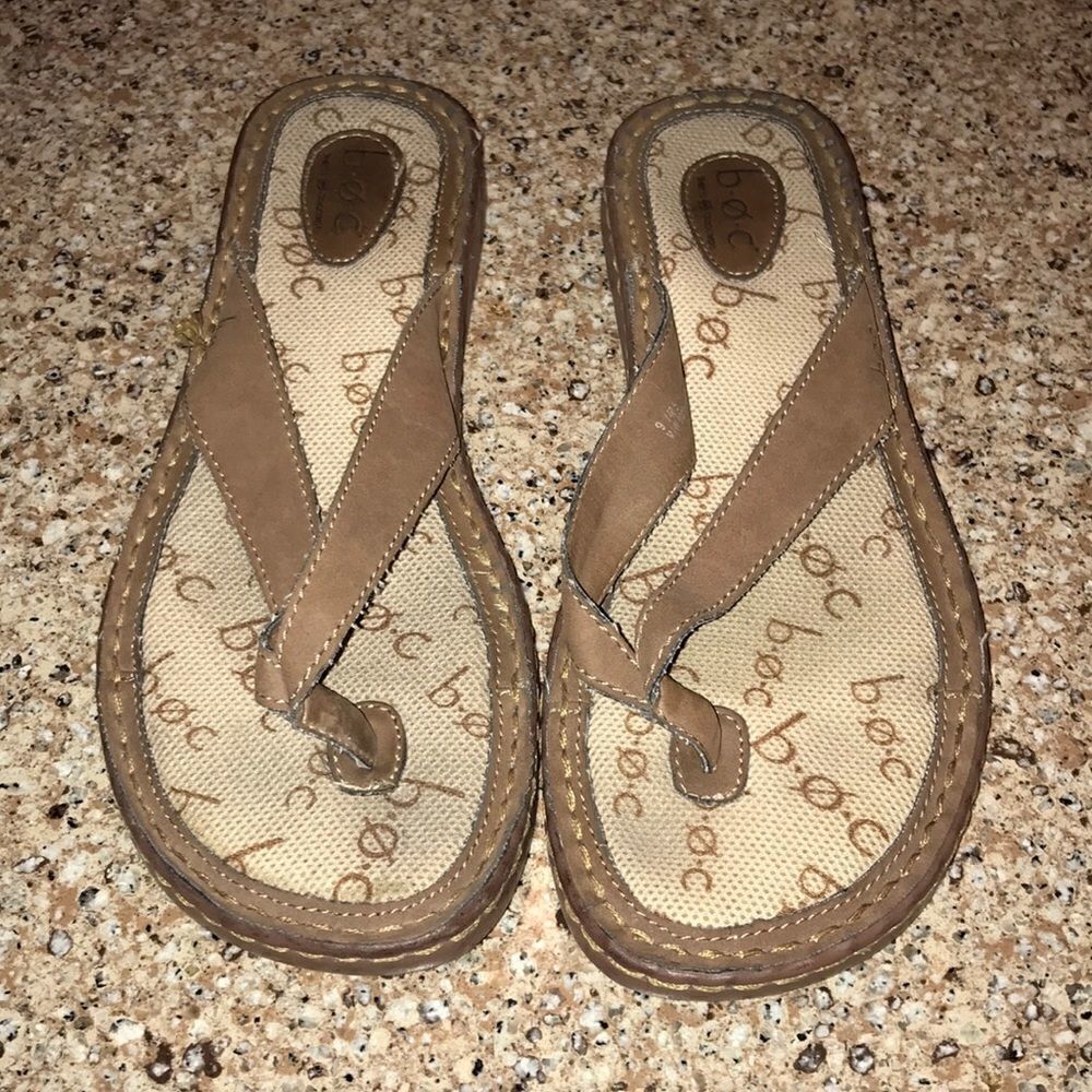 (5/$25) b.o.c Suede Thong Sandals